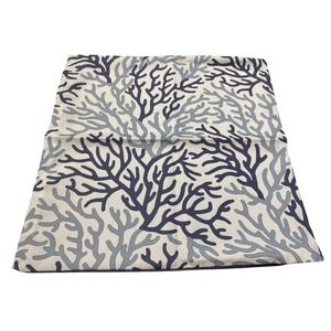 Tritard Nautical Coastal‎ Throw Pillow Cover, Coral Print, 20x20 Set of 2